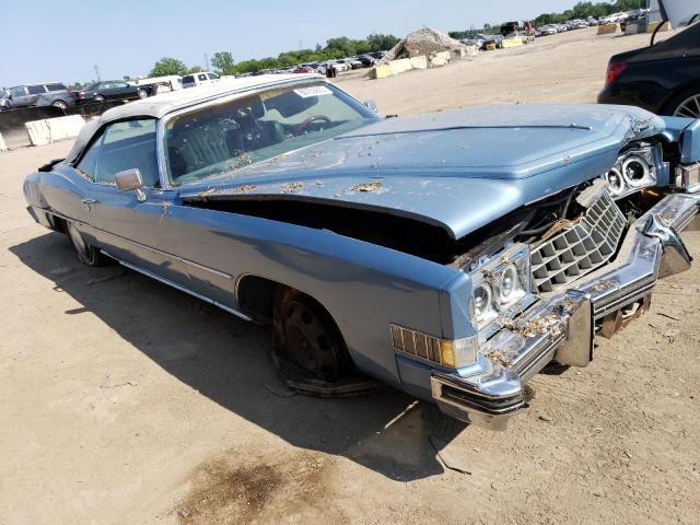 6L67S3Q404535 - 1973 CADILLAC ELDORADO C BLUE photo 4