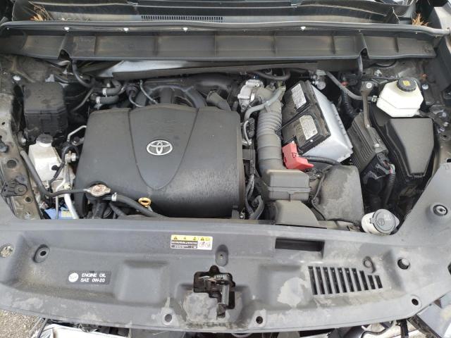 5TDGZRBH4LS508128 - 2020 TOYOTA HIGHLANDER XLE Սև լուսանկար 11