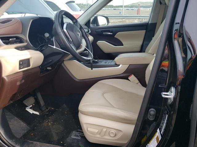 5TDGZRBH4LS508128 - 2020 TOYOTA HIGHLANDER XLE Սև լուսանկար 7