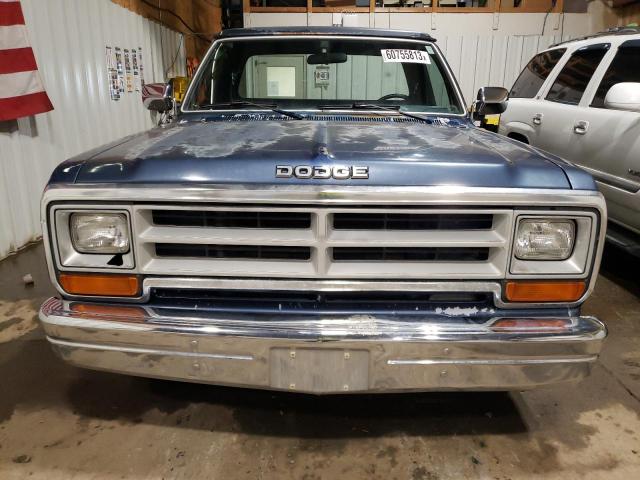 1B7FE06Y0KS105170 - 1989 DODGE D-SERIES D100 BLUE photo 5