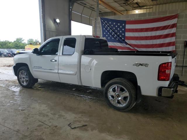 1GCRKSE74CZ343171 - 2012 CHEVROLET SILVERADO K1500 LT WHITE photo 2