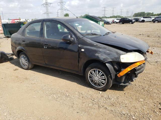 KL1TD56646B642493 - 2006 CHEVROLET AVEO BASE BLACK photo 4