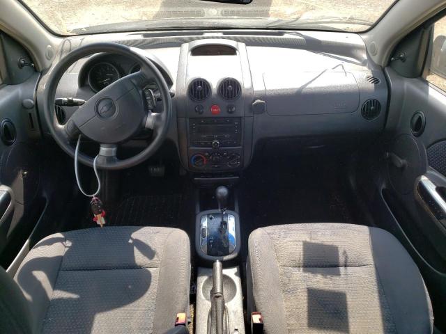 KL1TD56646B642493 - 2006 CHEVROLET AVEO BASE BLACK photo 8