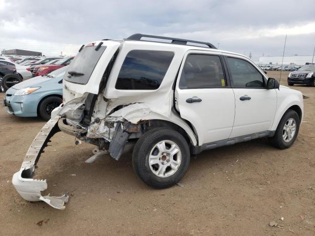 1FMCU0DG3CKC44450 - 2012 FORD ESCAPE XLT WHITE photo 3