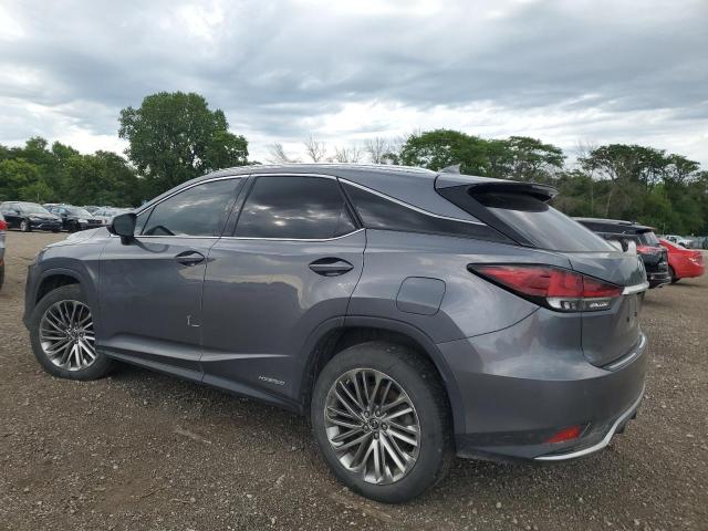 2T2JGMDAXNC078594 - 2022 LEXUS RX 450H GRAY photo 2