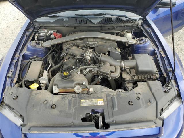 1ZVBP8AM7E5301814 - 2014 FORD MUSTANG BLUE photo 11