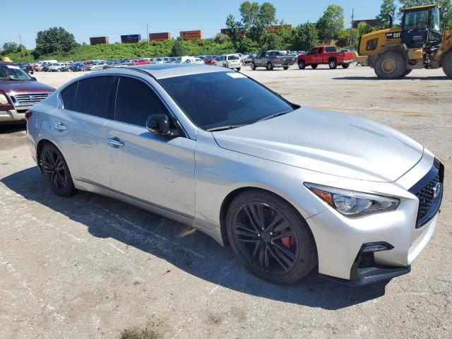 JN1FV7AP8LM630199 - 2020 INFINITI Q50 RED SPORT 400 SILVER photo 4