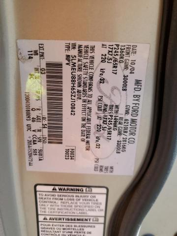 5LMEU88H65ZJ10842 - 2005 LINCOLN AVIATOR თაფლისფერი ფოტო 13