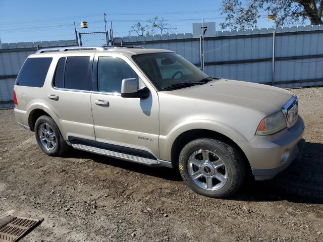 5LMEU88H65ZJ10842 - 2005 LINCOLN AVIATOR თაფლისფერი ფოტო 4