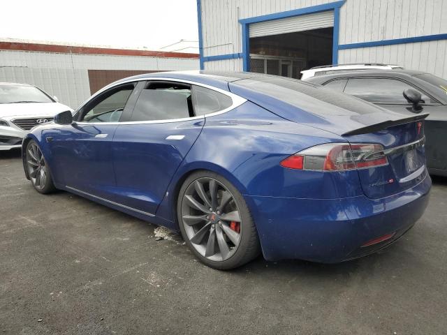 5YJSA1E41GF172508 - 2016 TESLA MODEL S 蓝色 照片 2