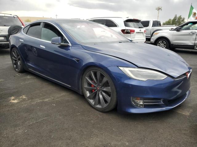 5YJSA1E41GF172508 - 2016 TESLA MODEL S 蓝色 照片 4