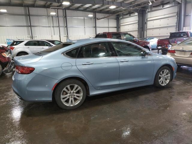 1C3CCCAB1FN664491 - 2015 CHRYSLER 200 LIMITED BLUE photo 3