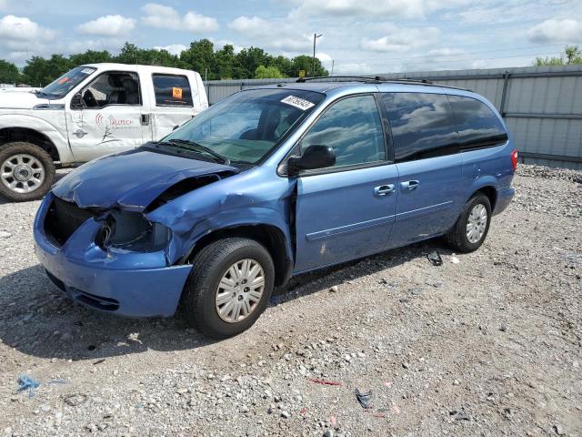 2A4GP44RX7R340101 - 2007 CHRYSLER TOWN & COU LX BLUE photo 1