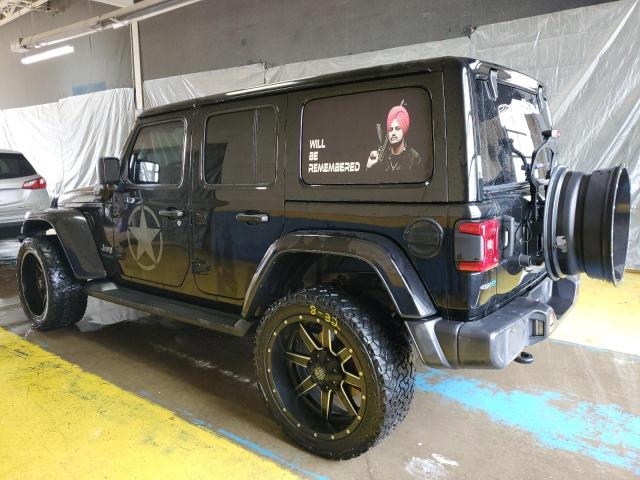 1C4JJXP60MW708191 - 2021 JEEP WRANGLER U SAHARA 4XE BLACK photo 2
