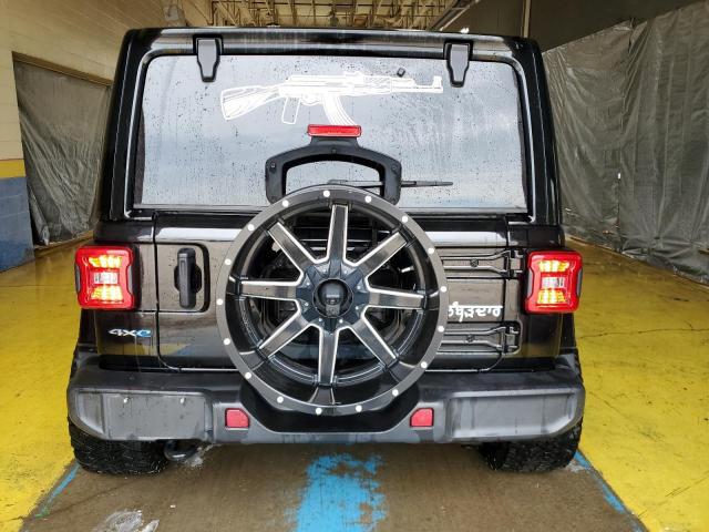 1C4JJXP60MW708191 - 2021 JEEP WRANGLER U SAHARA 4XE BLACK photo 6