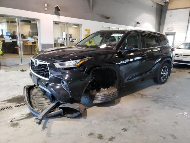 5TDHZRBH0LS512598 - 2020 TOYOTA HIGHLANDER XLE BLACK photo 1