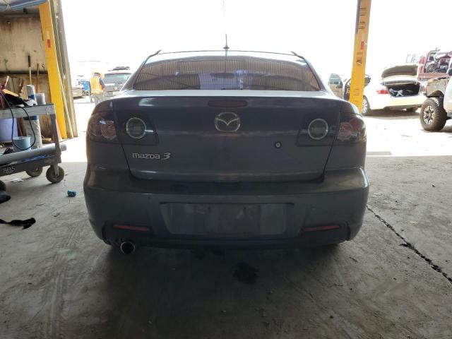 JM1BK12G781837482 - 2008 MAZDA 3 I GRAY photo 6