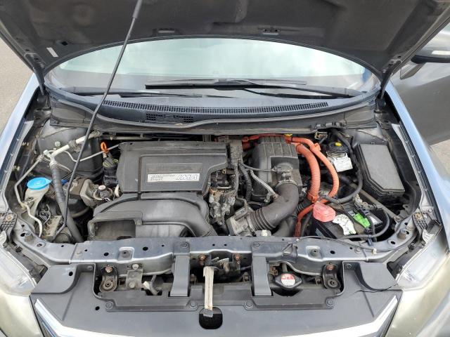 JHMFB4F21CS006756 - 2012 HONDA CIVIC HYBRID GRAY photo 11