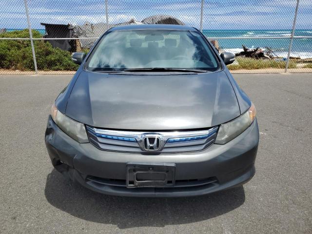 JHMFB4F21CS006756 - 2012 HONDA CIVIC HYBRID GRAY photo 5