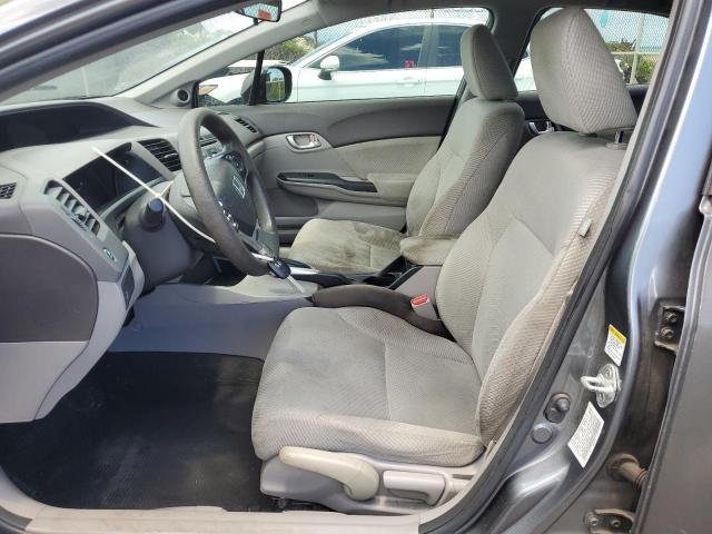 JHMFB4F21CS006756 - 2012 HONDA CIVIC HYBRID GRAY photo 7