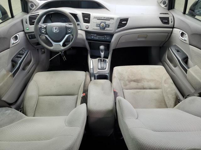 JHMFB4F21CS006756 - 2012 HONDA CIVIC HYBRID GRAY photo 8