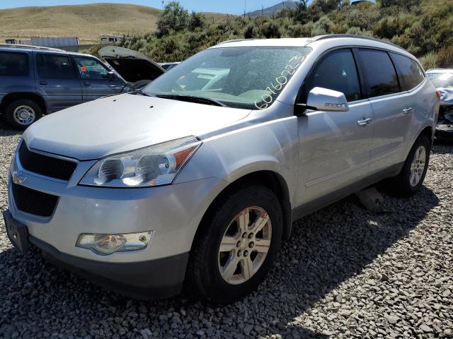 1GNKVGED2CJ169022 - 2012 CHEVROLET TRAVERSE LT SILVER photo 1