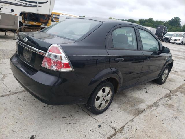 KL1TD56667B076452 - 2007 CHEVROLET AVEO BASE BLACK photo 3