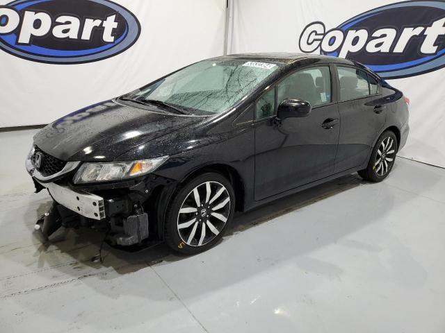 19XFB2F95FE263011 - 2015 HONDA CIVIC EXL შავი ფოტო 1
