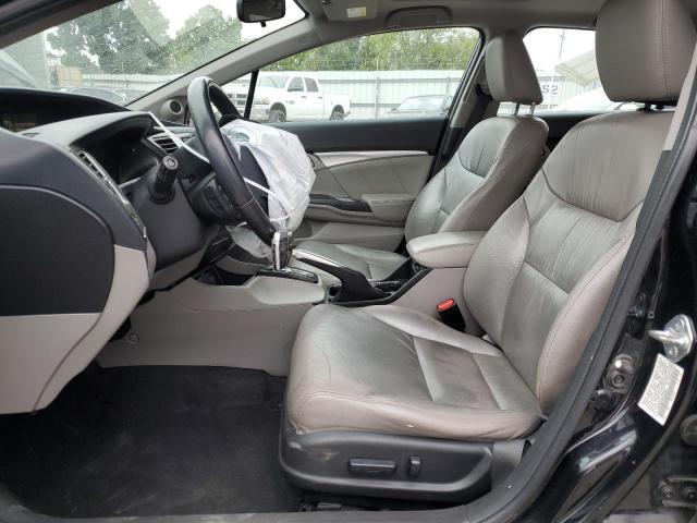 19XFB2F95FE263011 - 2015 HONDA CIVIC EXL შავი ფოტო 7