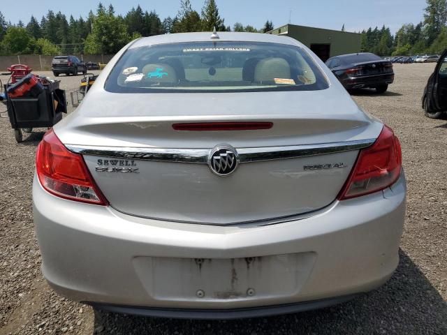 2G4GR5EK2C9117919 - 2012 BUICK REGAL SILVER photo 6