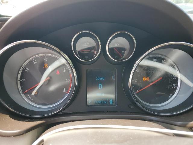 2G4GR5EK2C9117919 - 2012 BUICK REGAL SILVER photo 9