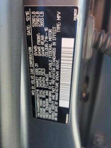 YV440MRR5H2107715 - 2017 VOLVO XC60 T5 DYNAMIC ნაცრისფერი ფოტო 13