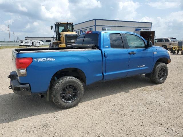 5TFBV54188X080998 - 2008 TOYOTA TUNDRA DOUBLE CAB BLUE photo 3