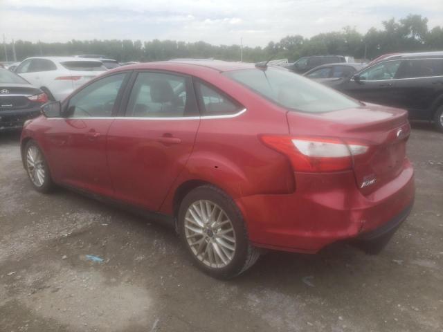 1FAHP3H2XCL211009 - 2012 FORD FOCUS SEL RED photo 2