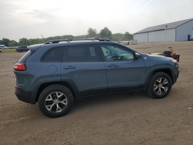 1C4PJMBS4EW160341 - 2014 JEEP CHEROKEE TRAILHAWK GRAY photo 3