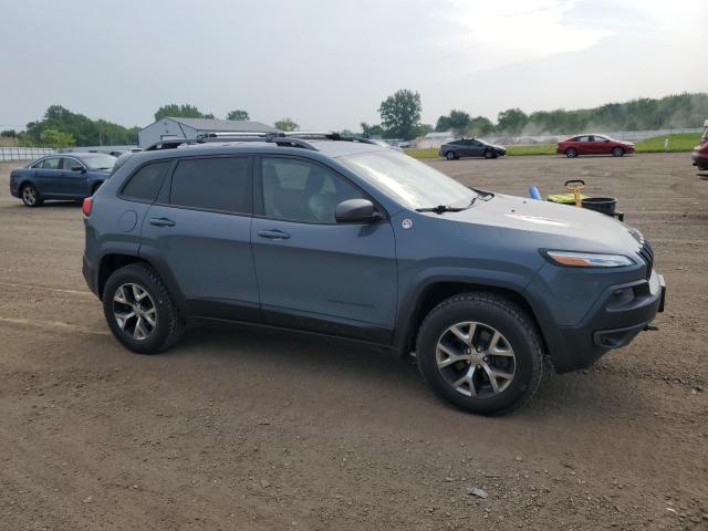 1C4PJMBS4EW160341 - 2014 JEEP CHEROKEE TRAILHAWK GRAY photo 4