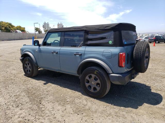 1FMDE5BH2MLA83160 - 2021 FORD BRONCO BASE BLUE photo 2