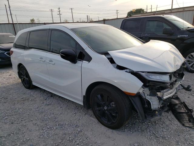 5FNRL6H78PB063099 - 2023 HONDA ODYSSEY SPORT-L WHITE photo 4