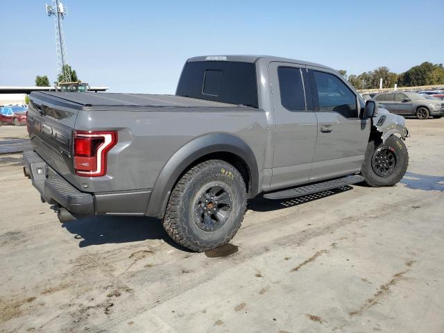 1FTEX1RG3JFE02276 - 2018 FORD F150 RAPTOR GRAY photo 3