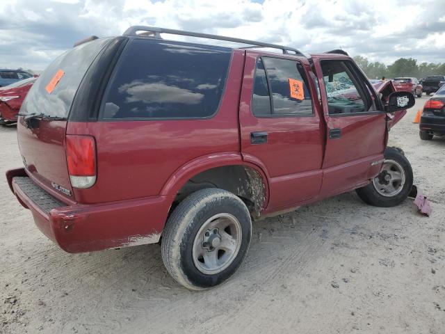 1GNCS13W0S2184822 - 1995 CHEVROLET BLAZER MAROON photo 3