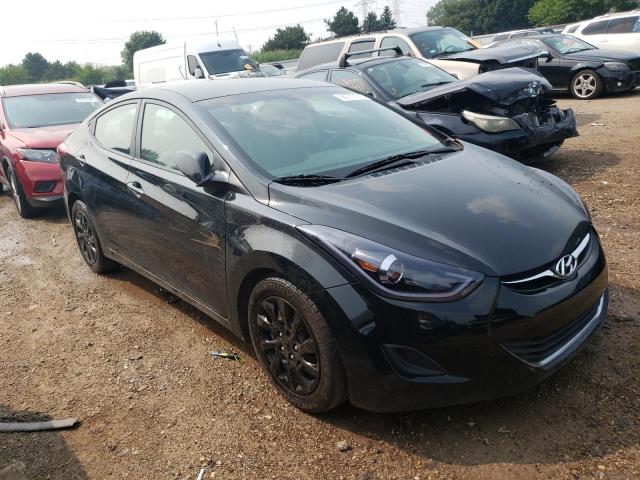 5NPDH4AE4DH183830 - 2013 HYUNDAI ELANTRA GLS BLACK photo 4