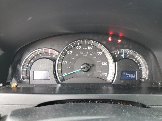 4T1BF1FK6CU100747 - 2012 TOYOTA CAMRY BASE ნაცრისფერი ფოტო 9