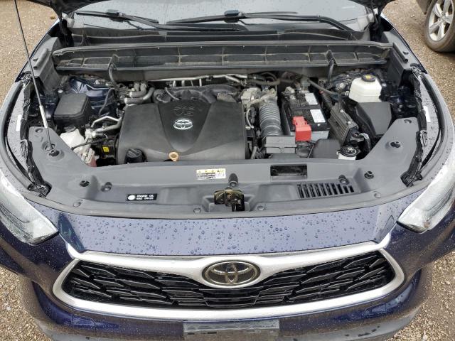 5TDHZRBHXLS008821 - 2020 TOYOTA HIGHLANDER XLE BLUE photo 11