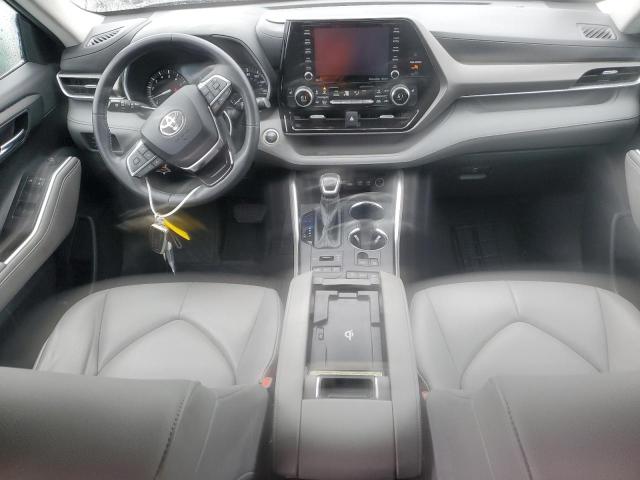 5TDHZRBHXLS008821 - 2020 TOYOTA HIGHLANDER XLE BLUE photo 8