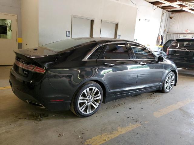 3LN6L2LU1ER807187 - 2014 LINCOLN MKZ HYBRID BLACK photo 3