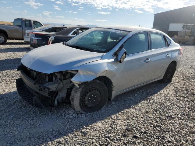 3N1AB7AP6FL683288 - 2015 NISSAN SENTRA S SILVER photo 1