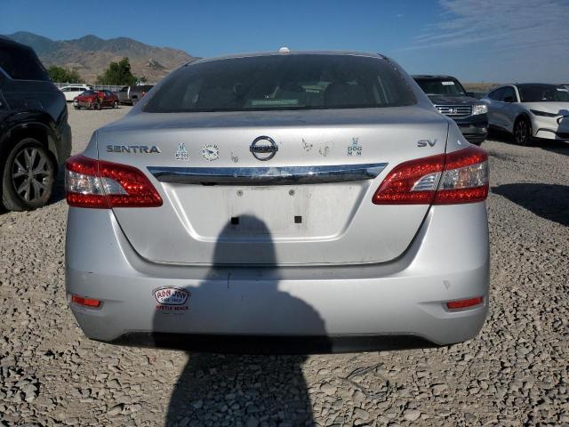 3N1AB7AP6FL683288 - 2015 NISSAN SENTRA S SILVER photo 6