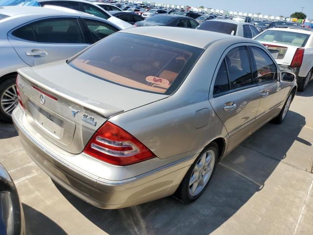 WDBRF61J93F353532 - 2003 MERCEDES-BENZ C 240 TAN photo 3