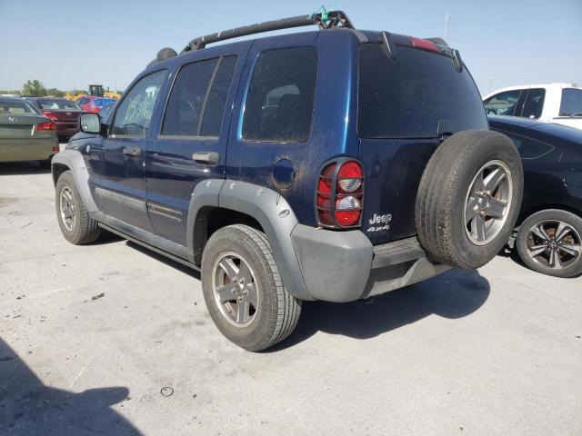 1J4GL38K65W501731 - 2005 JEEP LIBERTY RENEGADE BLUE photo 3