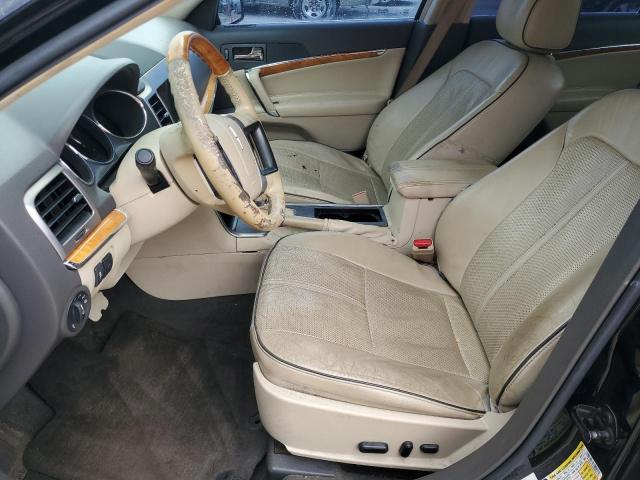 3LNHL2GC8CR805718 - 2012 LINCOLN MKZ BLACK photo 7